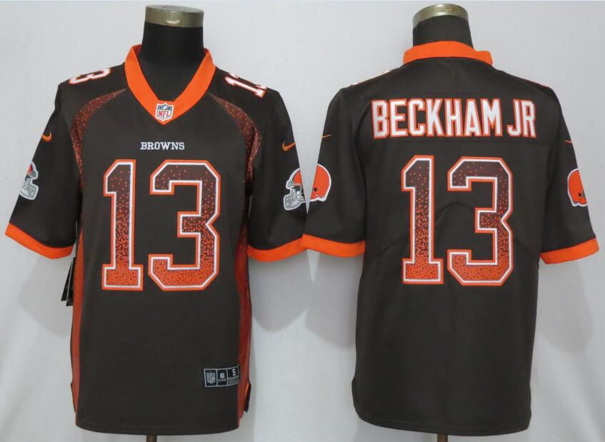 Men Cleveland Browns #13 Beckham jr brown Nike Vapor Untouchable Drift Fashion NFL Jerseys->cleveland browns->NFL Jersey